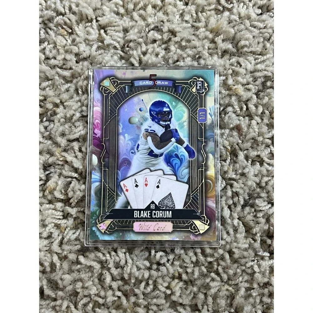 2024 Wild Card Easter 5 Card Draw Blake Corum 1/1 Rookie
